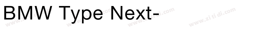 BMW Type Next字体转换